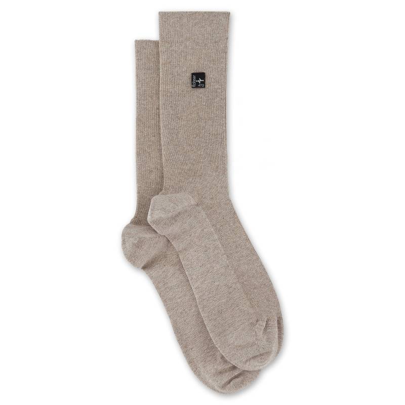 Wadenlange Socken Herren Beige 45-46 von Rohner Advanced