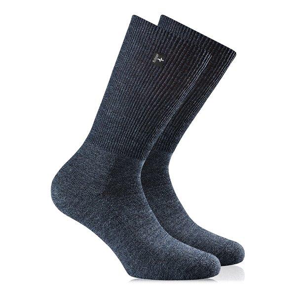 Trekkingsocken Damen Blau Denim 36-38 von Rohner