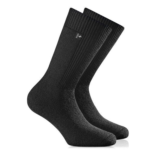 Trekkingsocken Herren Black 39-41 von Rohner