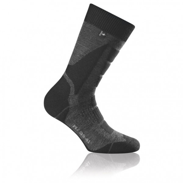 Rohner - Back Country L/R - Wandersocken Gr 39-41 - M grau/schwarz von Rohner