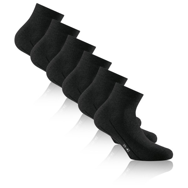 Rohner - Basic Sneaker Plus 3er Pack - Multifunktionssocken Gr 39-42 schwarz Rohner - Basic Sneaker Plus 3er Pack - Multifunktionssocken Gr 39-42 schwarz von Rohner