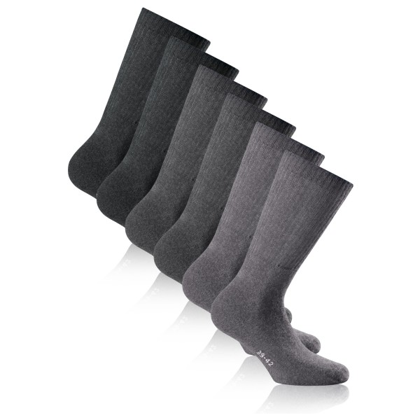 Rohner - Basic Sport 3er Pack - Multifunktionssocken Gr 43-46 grau/schwarz Rohner - Basic Sport 3er Pack - Multifunktionssocken Gr 43-46 grau/schwarz von Rohner