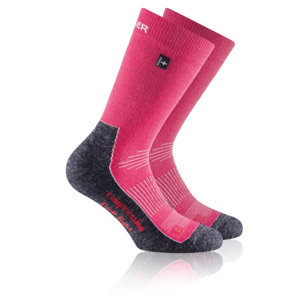 Rohner - Compression Trek Light L/R - Wandersocken Gr 36-38 rosa von Rohner