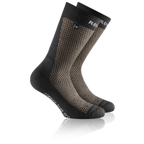 Rohner - Copper Trek Pro - Wandersocken Gr 36-38;39-41;42-44;44-46 grau;rosa von Rohner