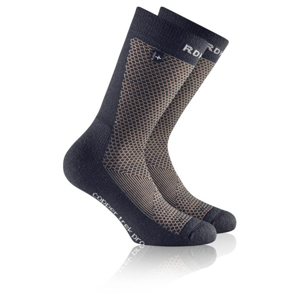 Rohner - Copper Trek Pro - Wandersocken Gr 36-38 grau von Rohner