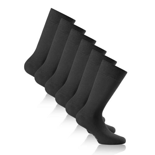 Rohner Cotton II 3er Pack Socken - schwarz (Grösse: 35-38) von Rohner