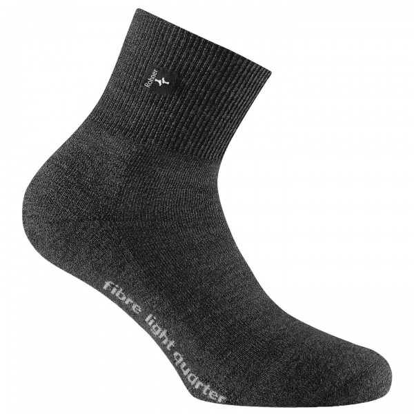 Rohner - Fibre Light Quarter - Multifunktionssocken Gr 44-46 schwarz/grau Rohner - Fibre Light Quarter - Multifunktionssocken Gr 44-46 schwarz/grau von Rohner