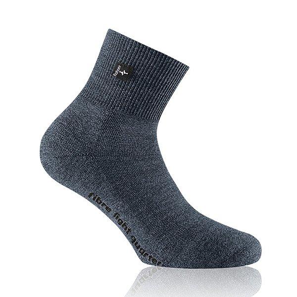 Wadenlange Trekkingsocken Damen Blau Denim 36-38 von Rohner