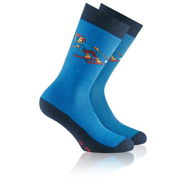 Rohner - Kid's Globi Ski - Skisocken Gr 23-26 blau von Rohner