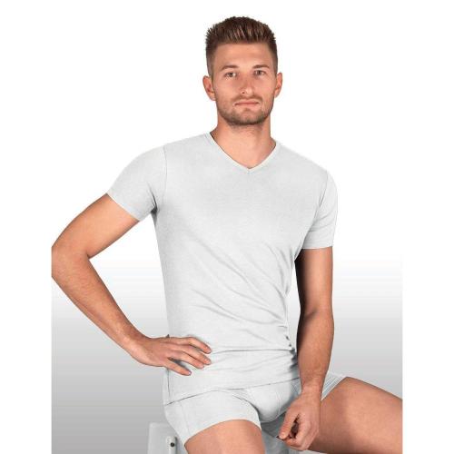 Rohner Men Shirt V-Neck Basic - White (Grösse: L) von Rohner