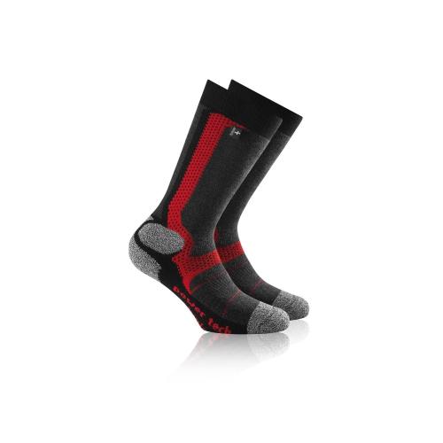 Rohner Power Tech Junior Socken - Schwarz, Rot (Grösse: 31-34) von Rohner