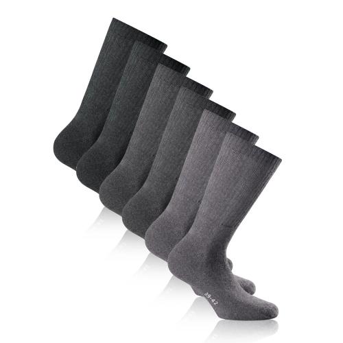 Rohner Sport 3er Pack Socken - grau (Grösse: 35-38) von Rohner