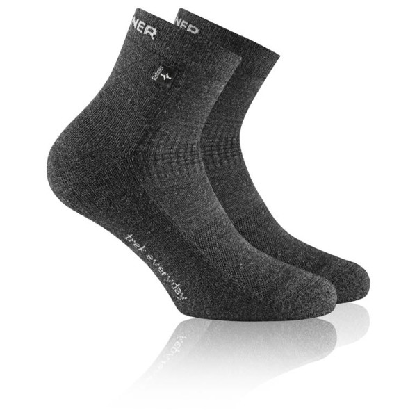 Rohner - Trek Everyday - Wandersocken Gr 36-38;39-41;42-44;44-46;47-49 bunt;grau;schwarz von Rohner