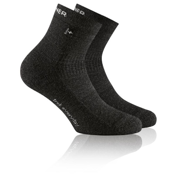 Rohner - Trek Everyday - Wandersocken Gr 36-38 schwarz von Rohner