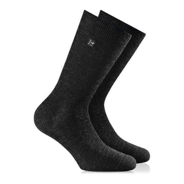 Wadenlange Socken Herren Anthrazit 39-40 von Rohner