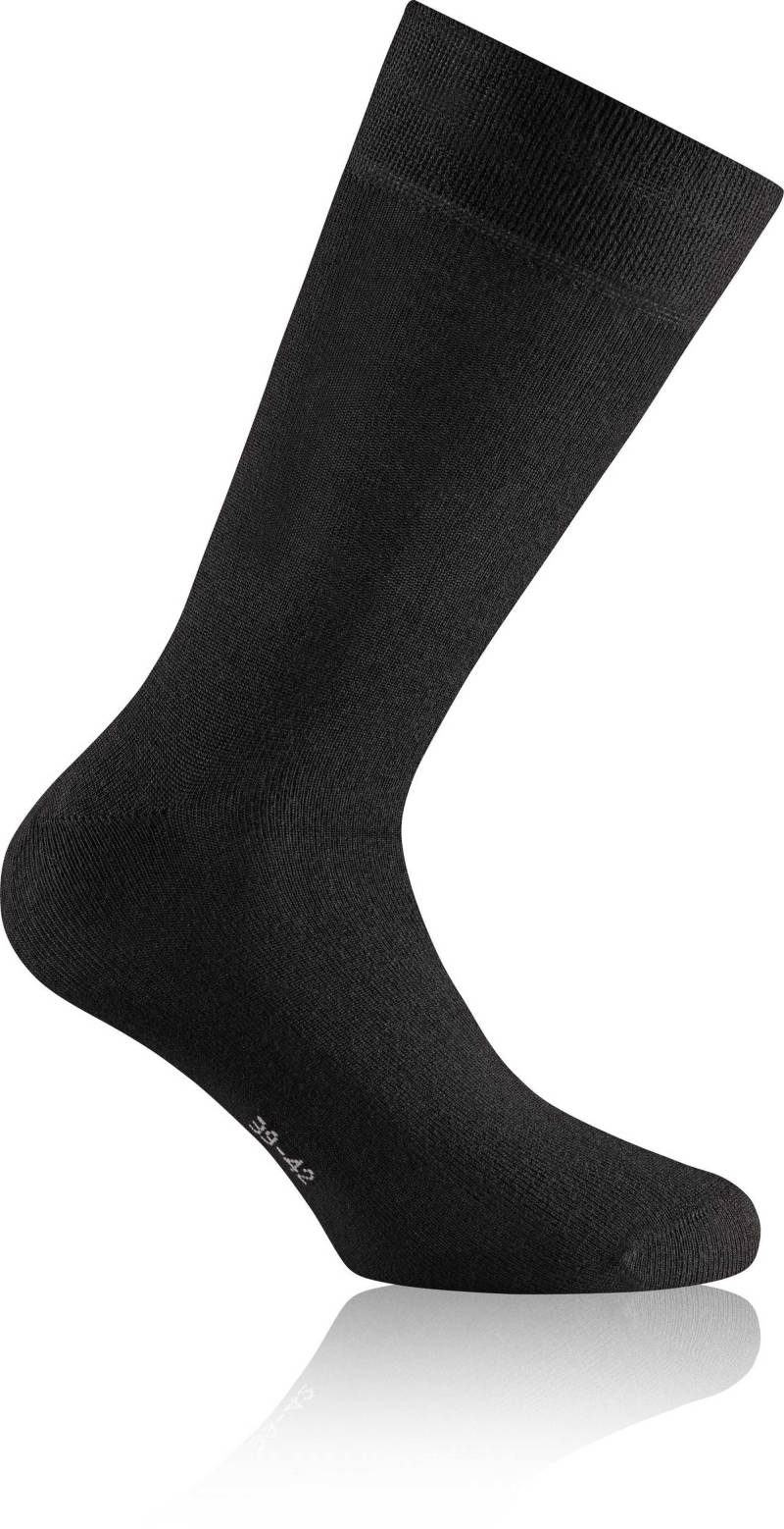 Socken, 4er Pack Damen Schwarz 39-42 von Rohner