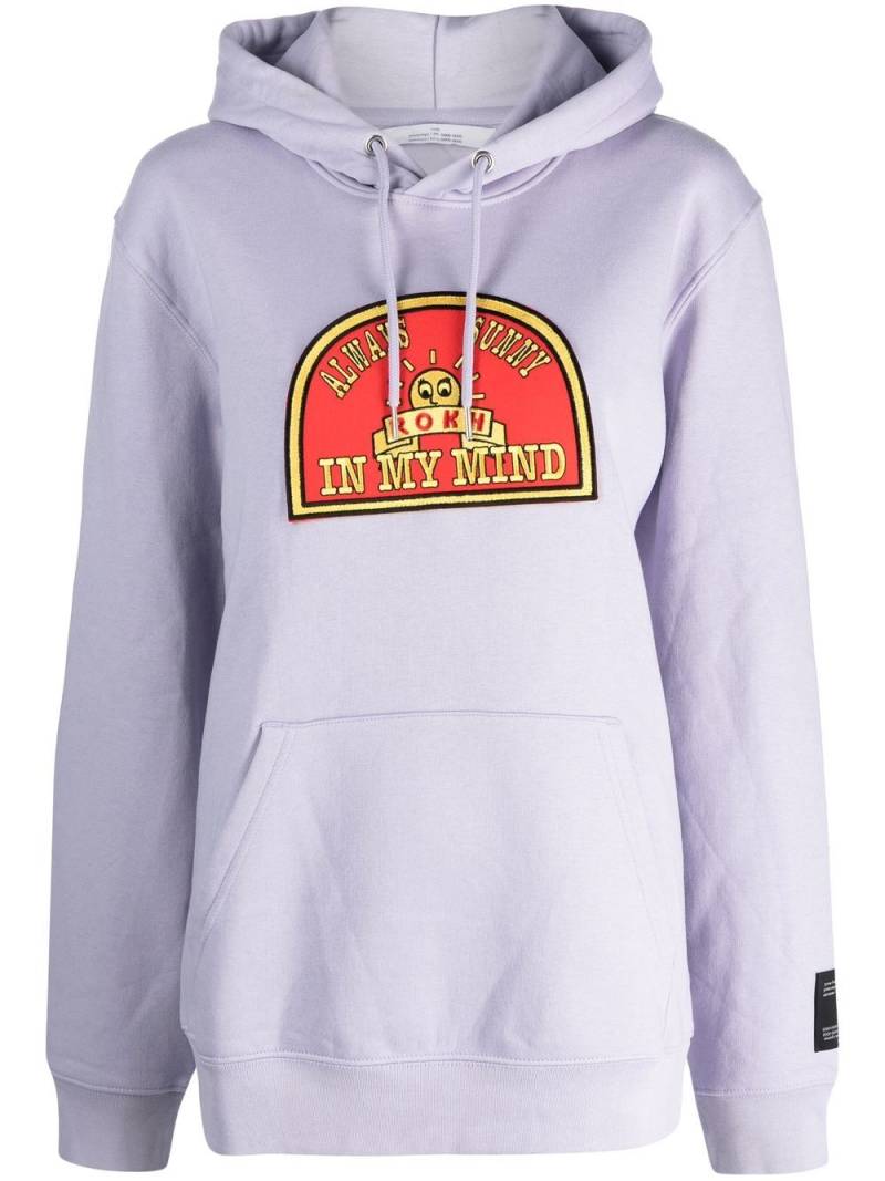 Rokh Always Sunny pouch-pocket hoodie - Purple von Rokh