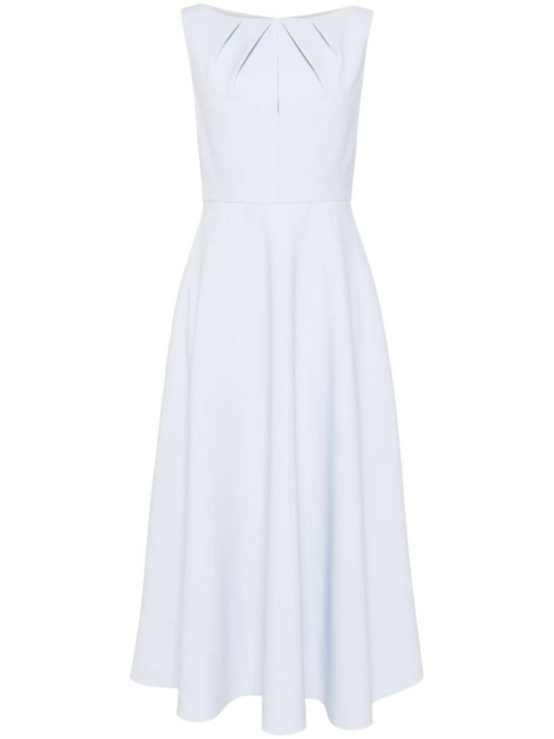 Roland Mouret crepe midi dress - Blue von Roland Mouret