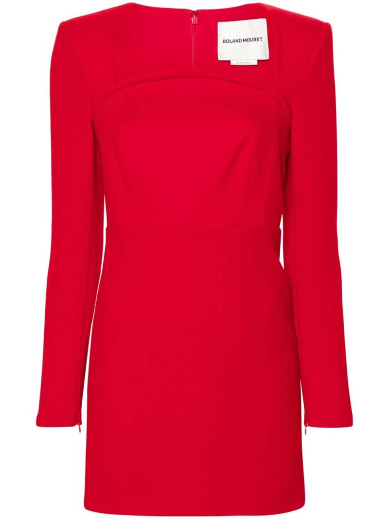 Roland Mouret long-sleeve wool dress - Red von Roland Mouret