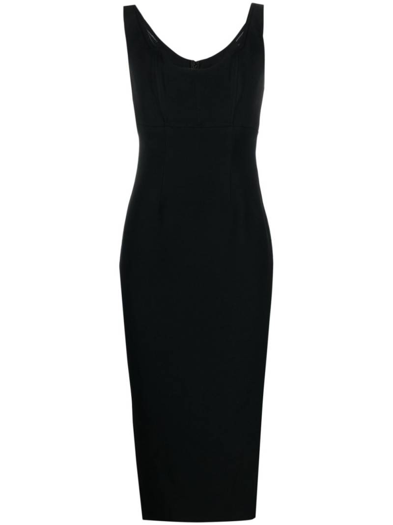 Roland Mouret mid-length sleeveless dress - Black von Roland Mouret