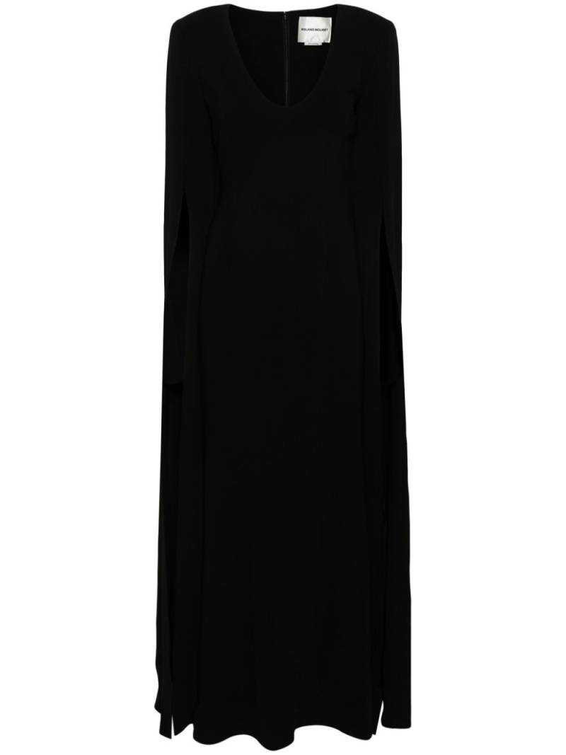 Roland Mouret slit-sleeves maxi dress - Black von Roland Mouret