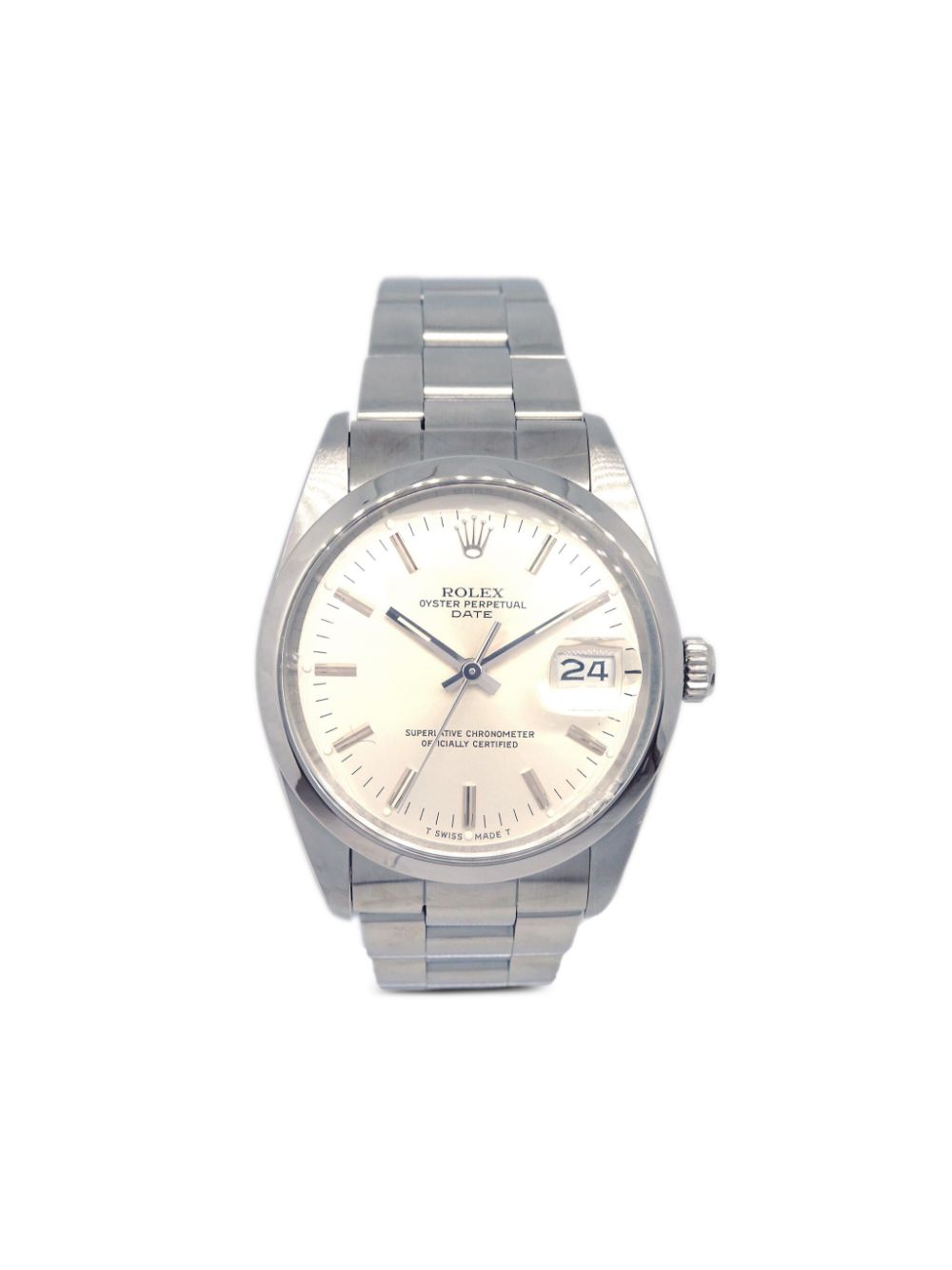 Rolex 1987 pre-owned Oyster Perpetual Date 34mm - White von Rolex