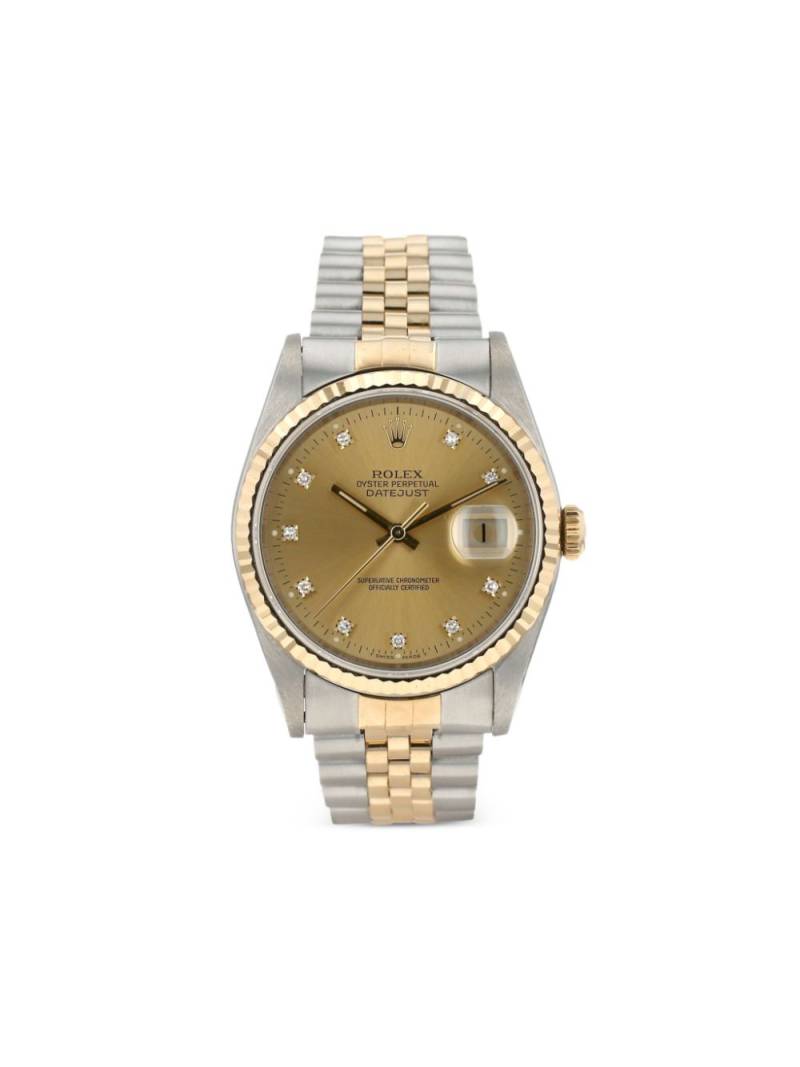 Rolex 1991 pre-owned Datejust 36mm - Gold von Rolex