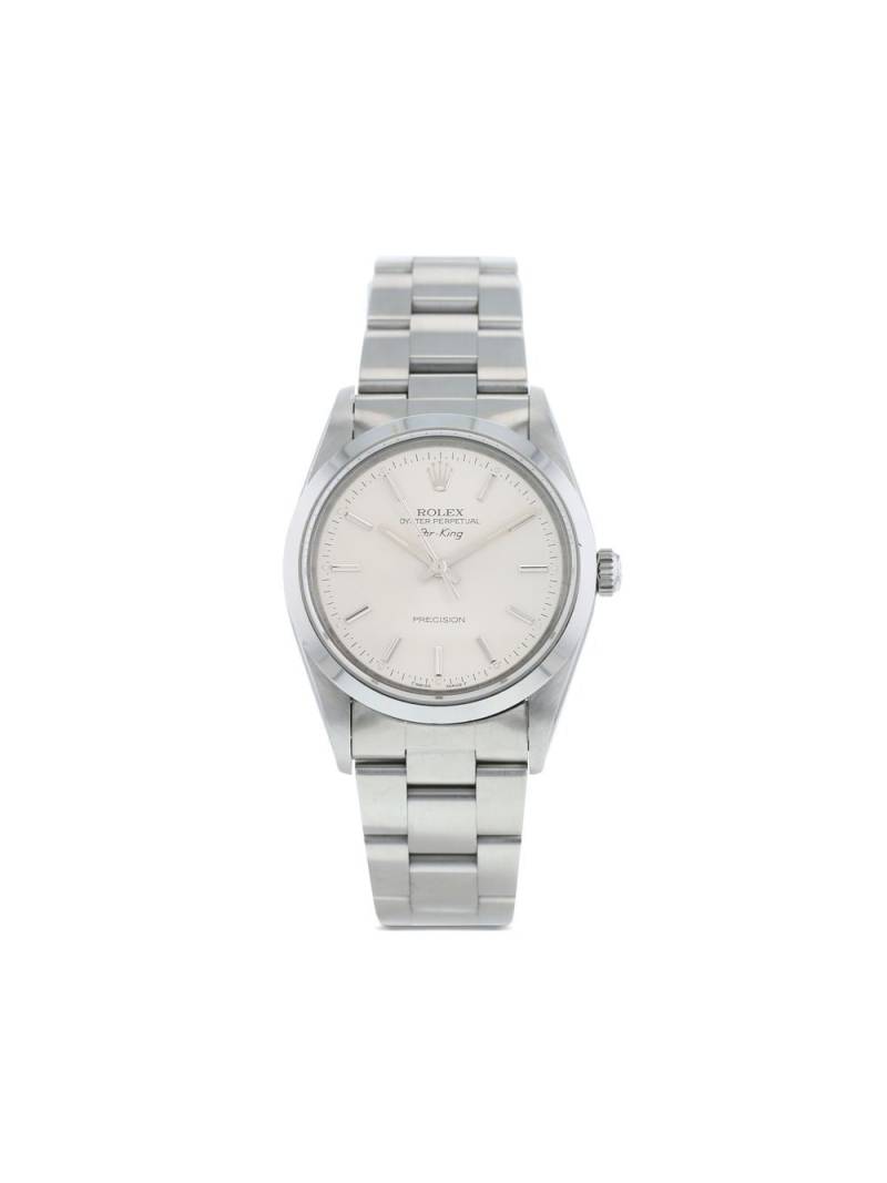 Rolex 1997 pre-owned Air King 34mm - Silver von Rolex