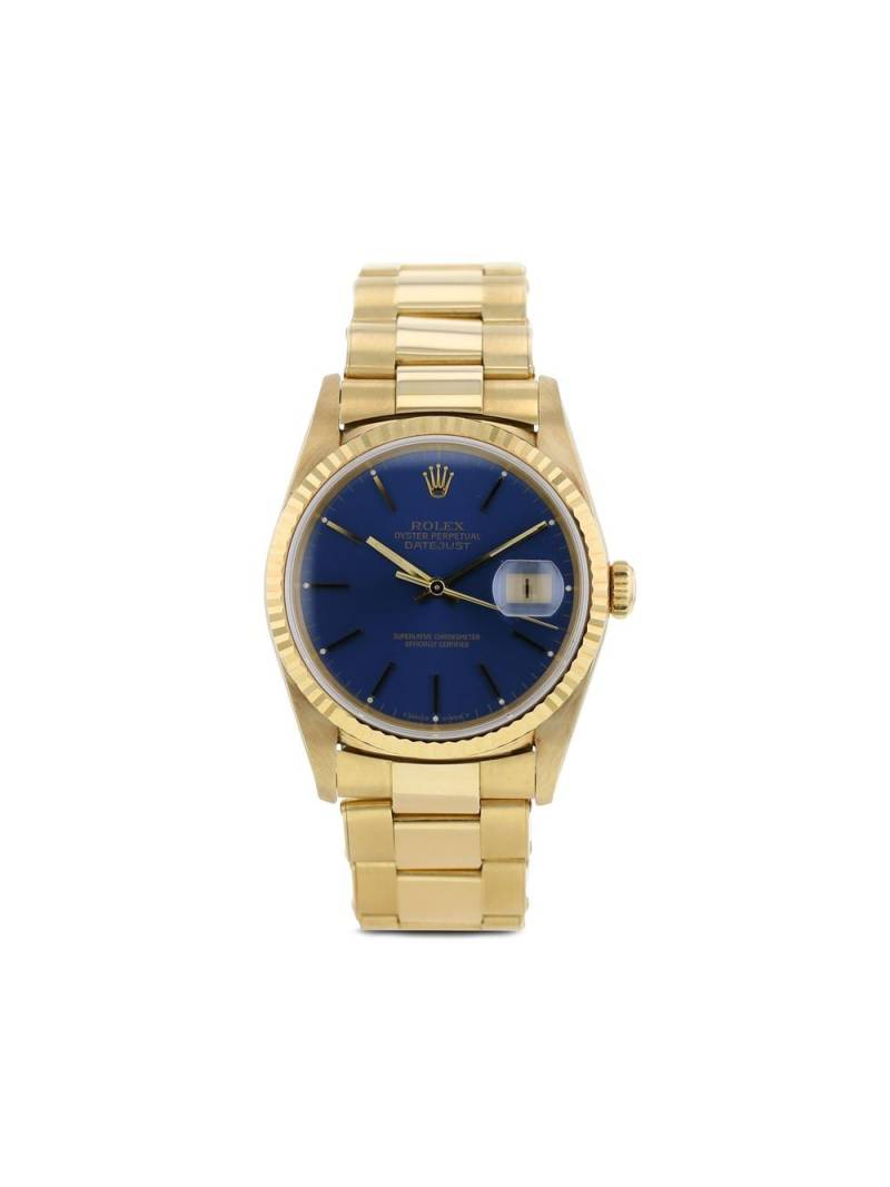 Rolex 1997 pre-owned Datejust 36mm - Blue von Rolex