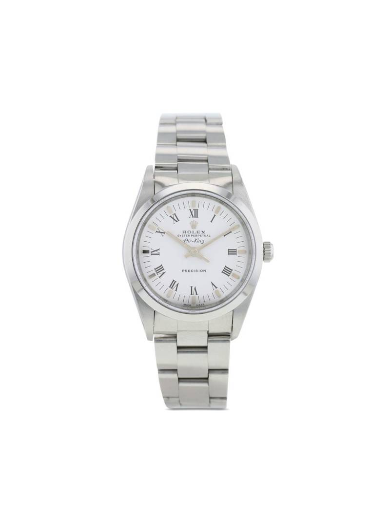 Rolex 1998 pre-owned Air King 34mm - White von Rolex