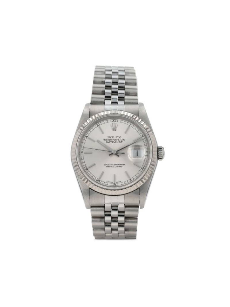 Rolex 2001 pre-owned Datejust 36mm - White von Rolex