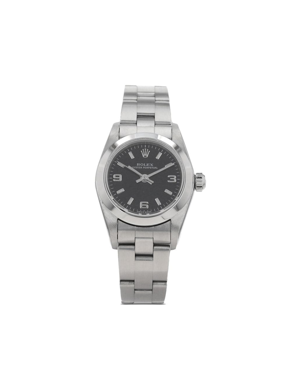 Rolex 2003 pre-owned Lady Oyster Perpetual 26mm - Black von Rolex