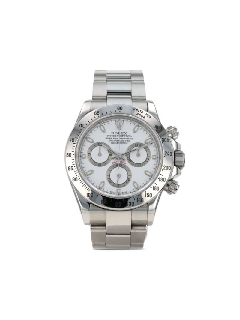 Rolex 2004 pre-owned Daytona Automatique 40mm - White von Rolex