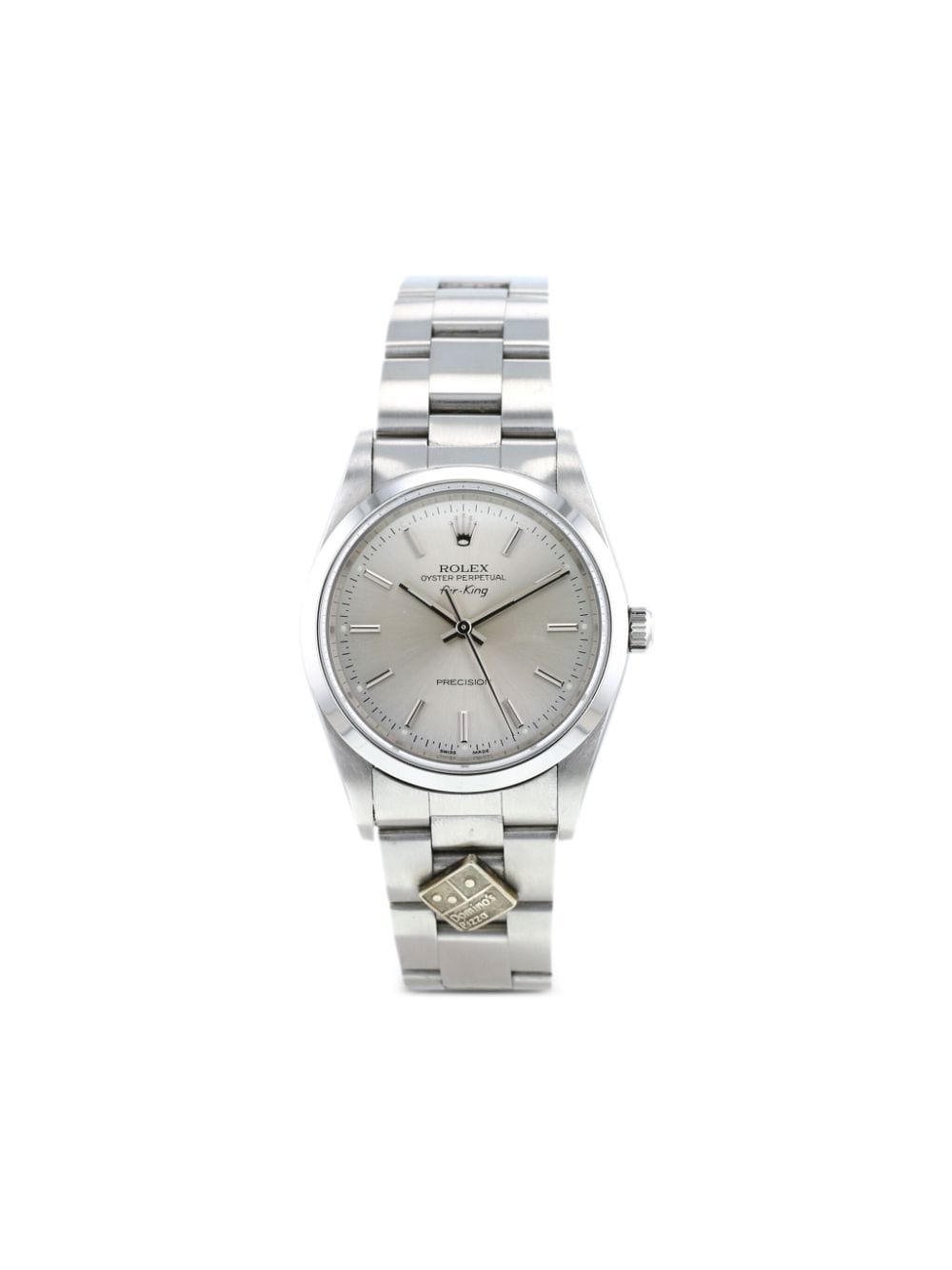 Rolex 2005 pre-owned Rolex Air King Domino's 34mm - Silver von Rolex