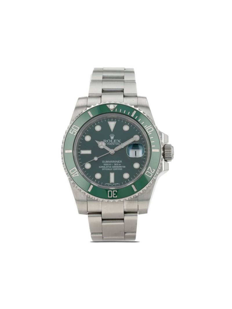 Rolex 2010 pre-owned Submariner Date 40mm - Green von Rolex