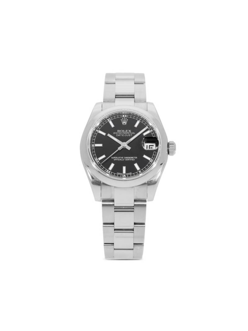 Rolex 2015 pre-owned Datejust 31mm - Black von Rolex