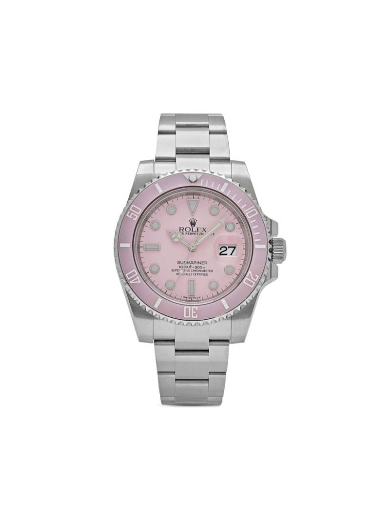 Rolex 2016 pre-owned Submariner Date 40mm - Pink von Rolex