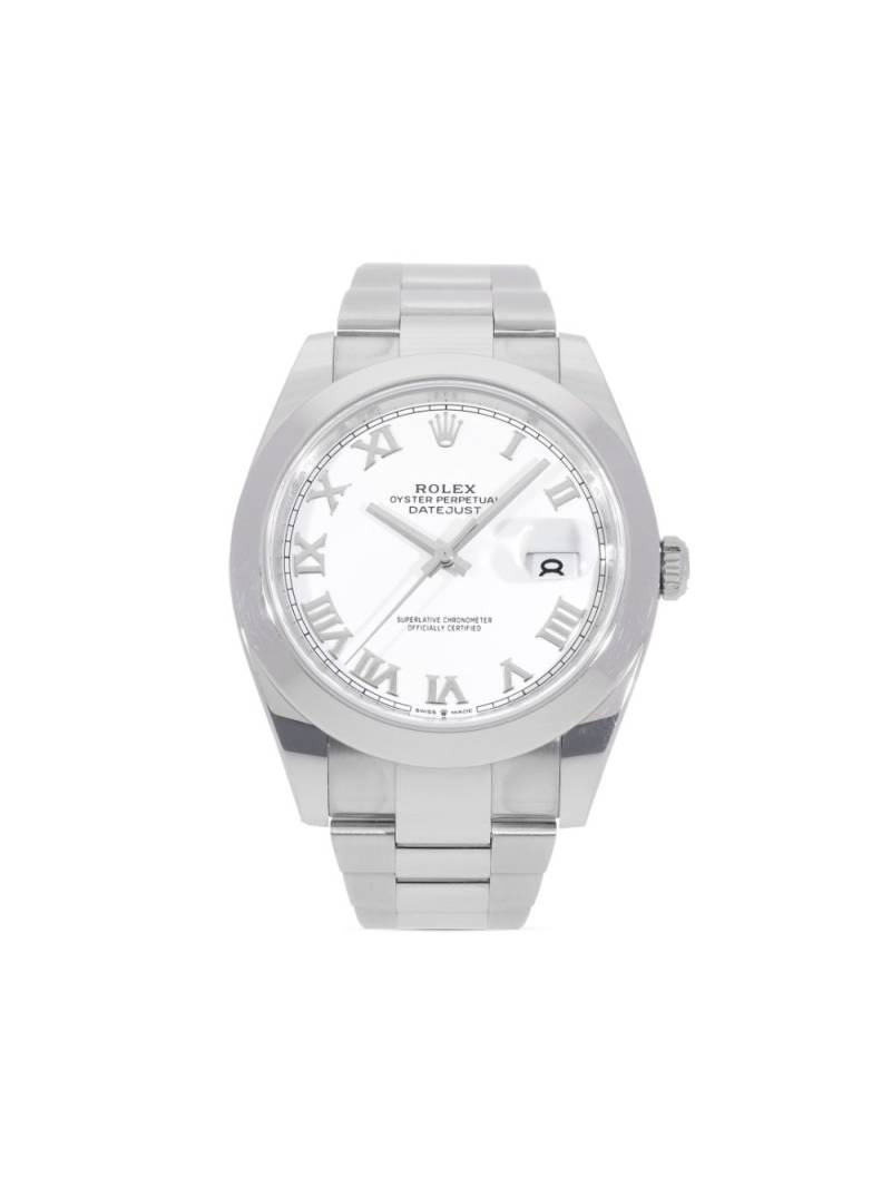 Rolex 2022 pre-owned Datejust 41mm - White von Rolex