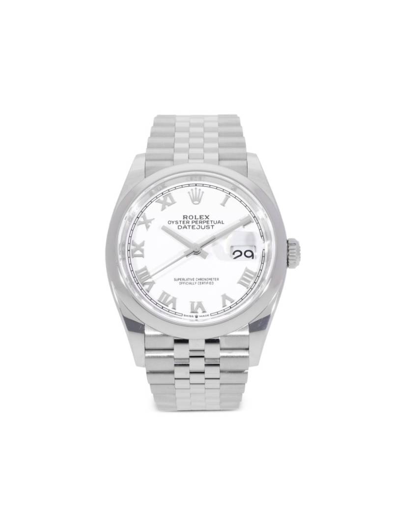 Rolex 2024 pre-owned Datejust 36mm - White von Rolex