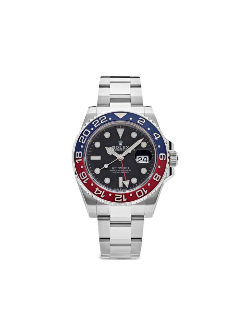 Rolex 2024 pre-owned GMT-Master II Pepsi 40mm - Black von Rolex