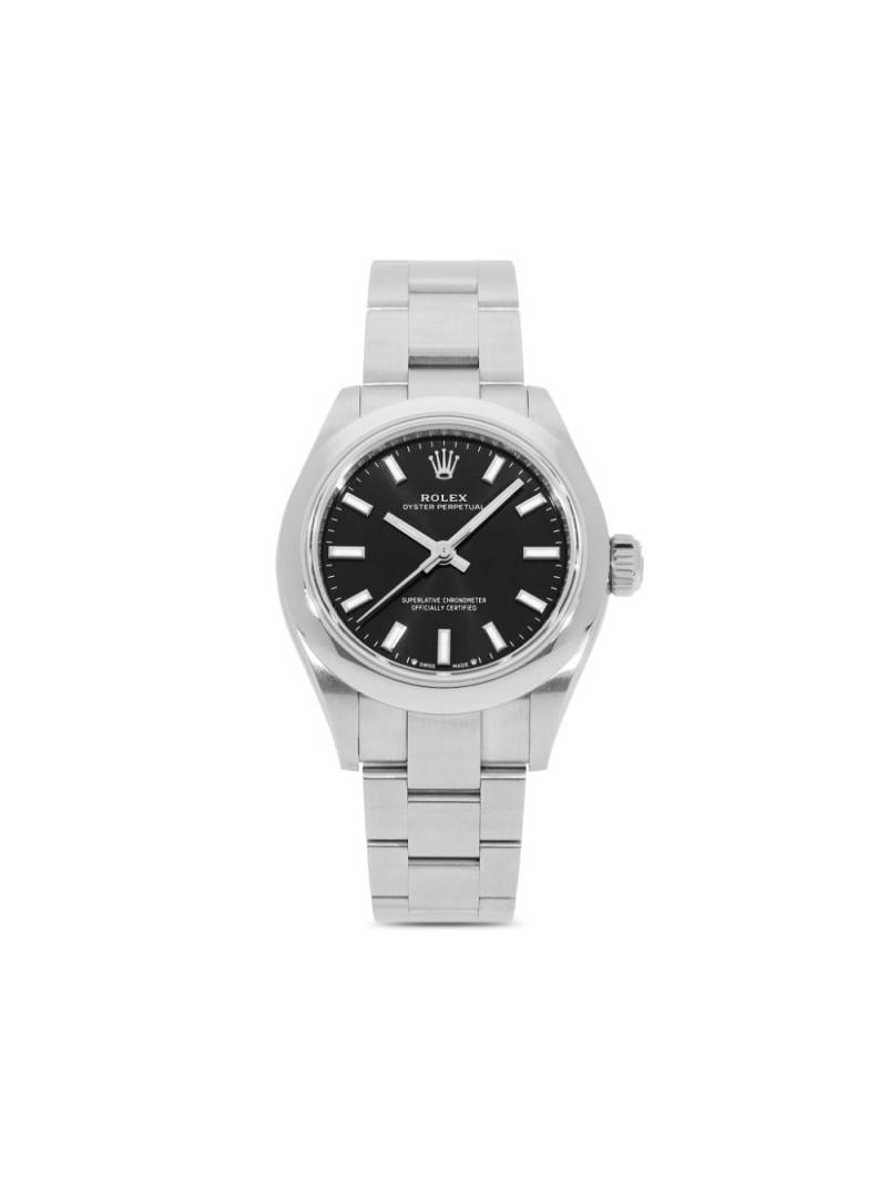 Rolex 2024 unworn Oyster Perpetual 28mm - Black von Rolex