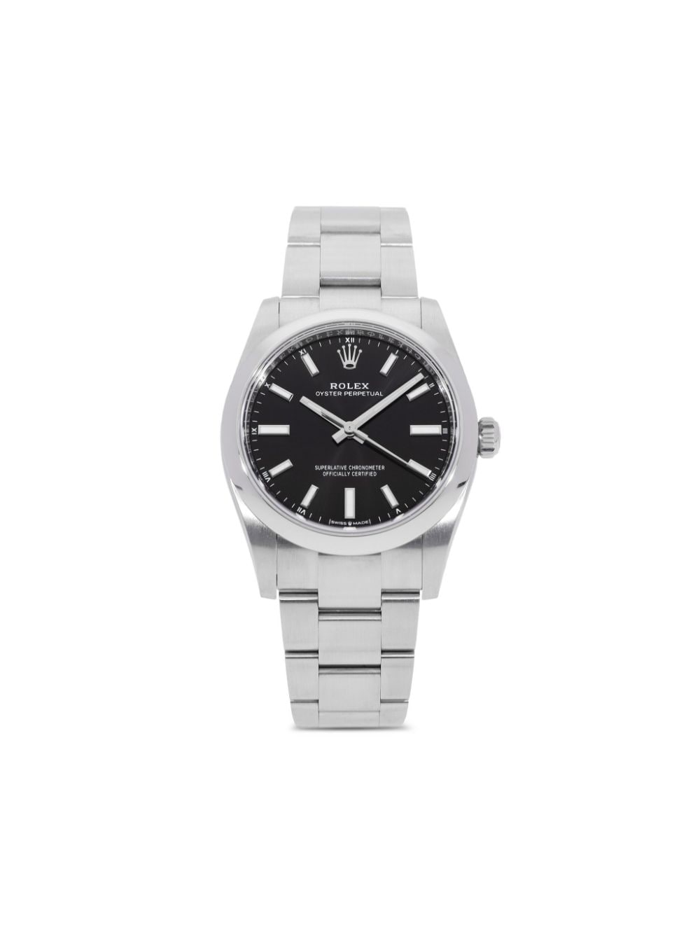 Rolex 2024 unworn Oyster Perpetual 34mm - Black von Rolex