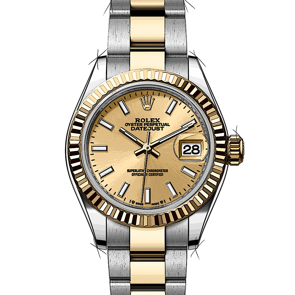 Rolex Lady-Datejust 28 von Rolex