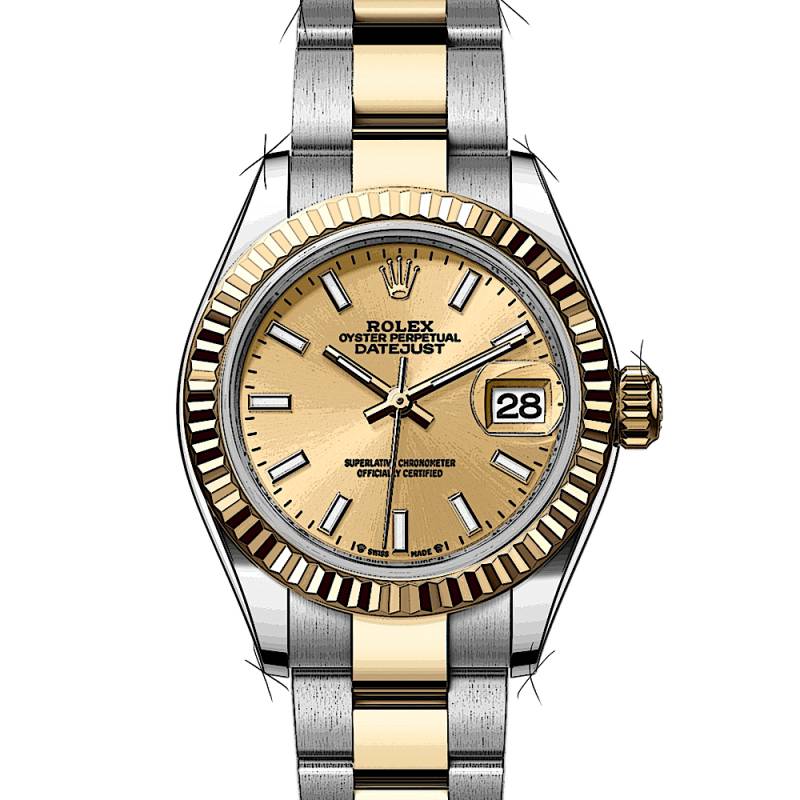 Rolex Lady-Datejust 28 von Rolex