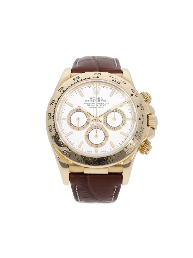 Rolex pre-owned Daytona Cosmograph 40mm - White von Rolex