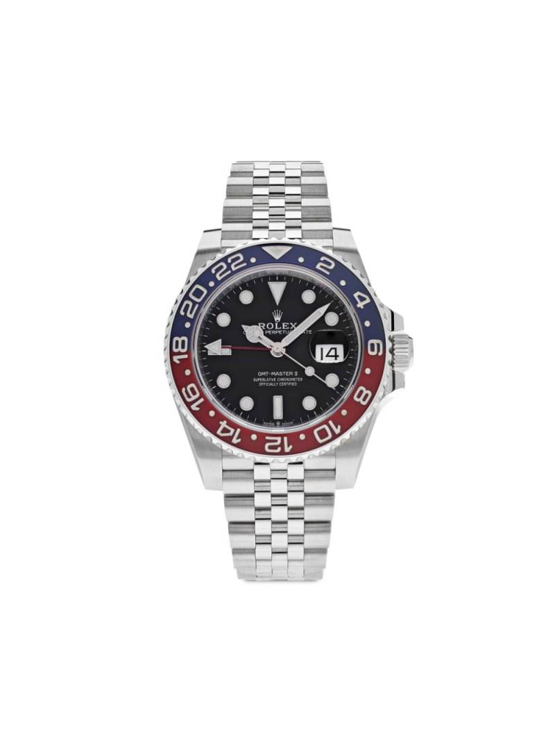 Rolex pre-owned GMT-Master II Pepsi 40mm - Black von Rolex