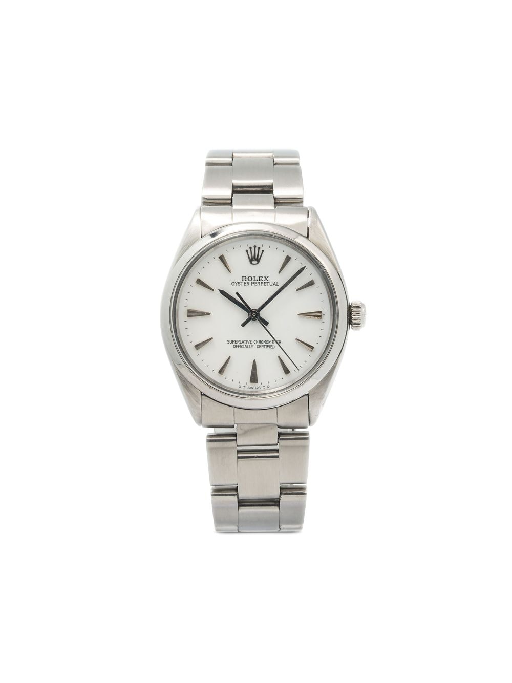 Rolex pre-owned Oyster Perpetual 34mm - White von Rolex
