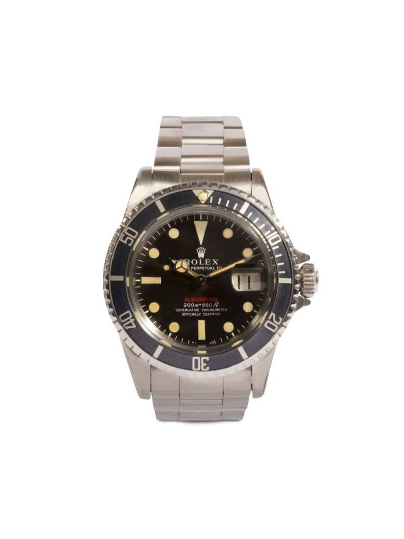 Rolex pre-owned Red Submariner Date 40mm - Silver von Rolex