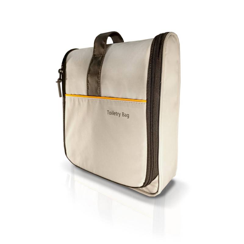 Hanging Toiletry Bag Grau/ Gelb von Rollink