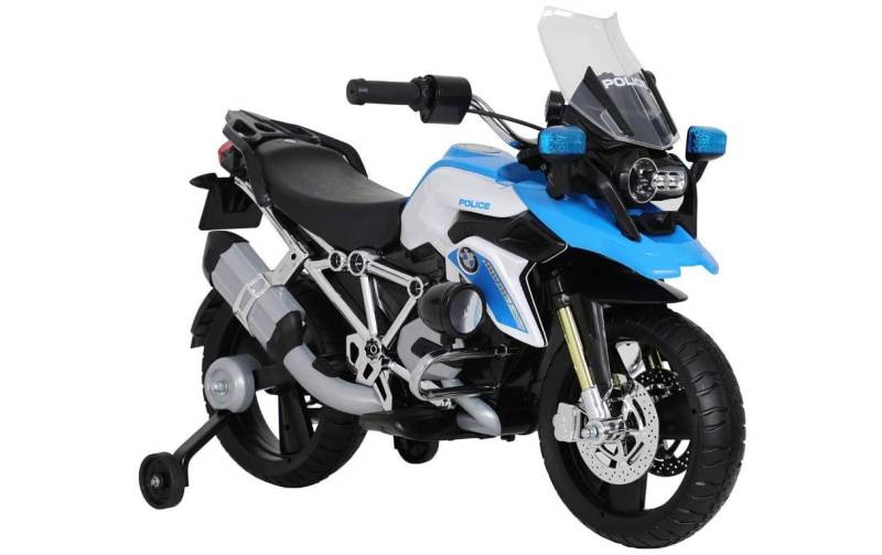 Rollplay Elektro-Kindermotorrad »BMW R1200 GS Police Motorcycle Blau/Schwarz/Weiss«, ab 3 Jahren von Rollplay